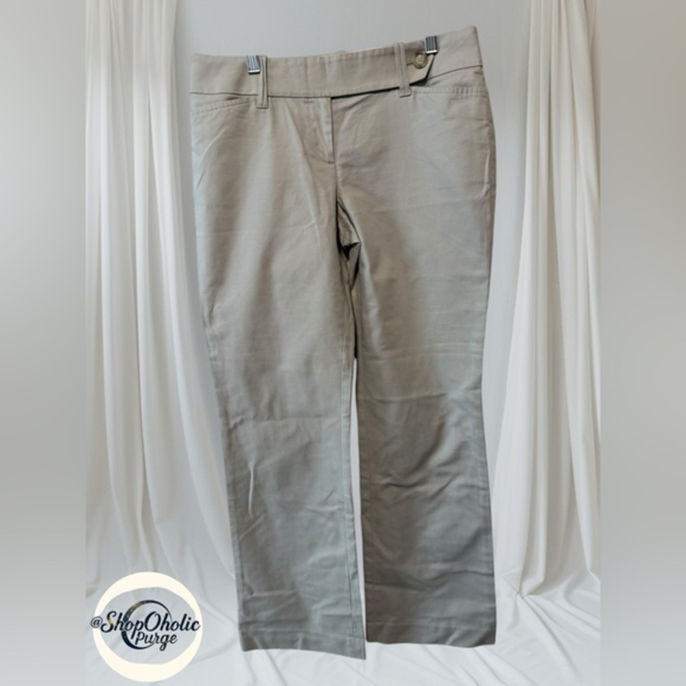 Ann Taylor Cream Pants Size 4 Ann Taylor womens flat front